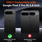 Entronix Clear Screen Protector Compatible with Pixel 9 Pro XL - 2-Piece Combo