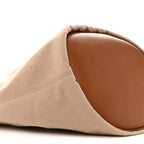 Canvas Calfskin Lauren Panier Tote Desert Dust