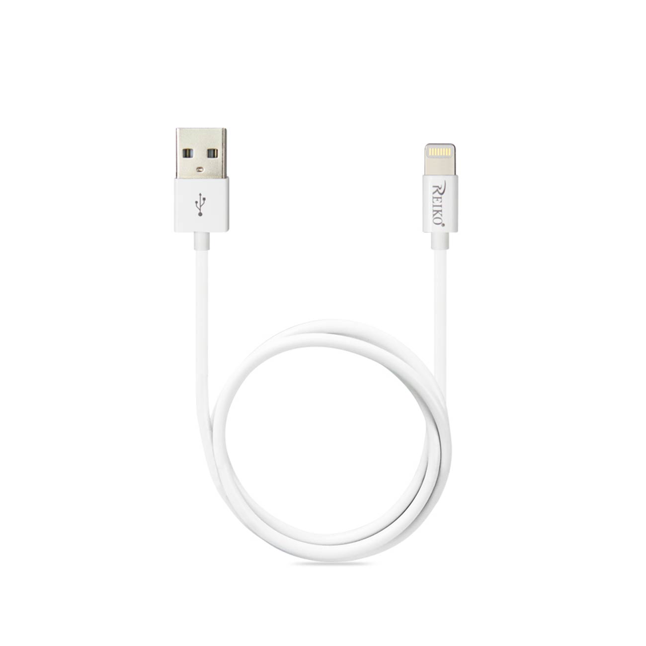 Reiko Iphone 3Ft Lighting Certified Usb Data Cable In White