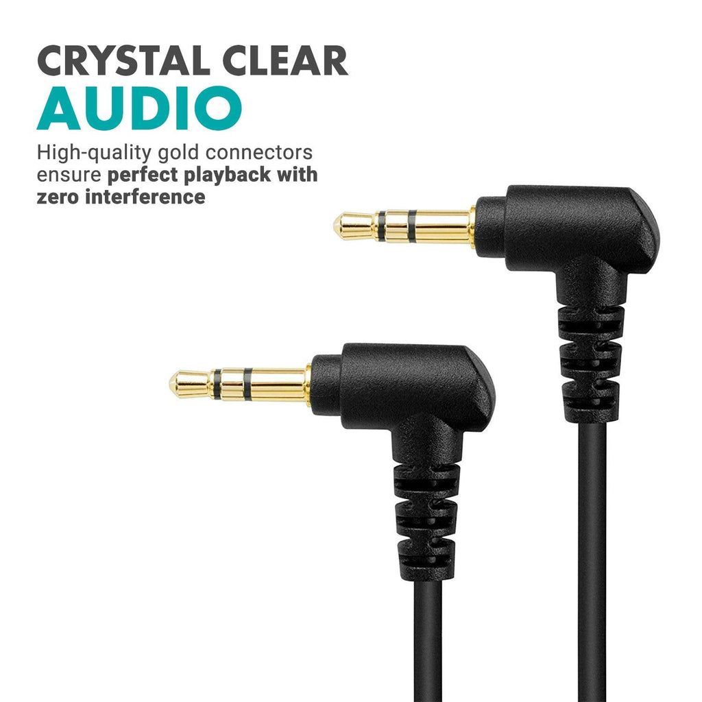 Movo MC1 3.5mm Audio Cable - Dual Male TRS Connectors