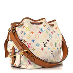 Monogram Multicolor Petit Noe White