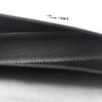 Shiny Calfskin Triomphe Chain Bag Black