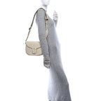 Calfskin Large The Covered J Marc Saddle Bag Cloud White