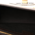 GG Monogram Medium Luce Shoulder Bag Beige Ebony