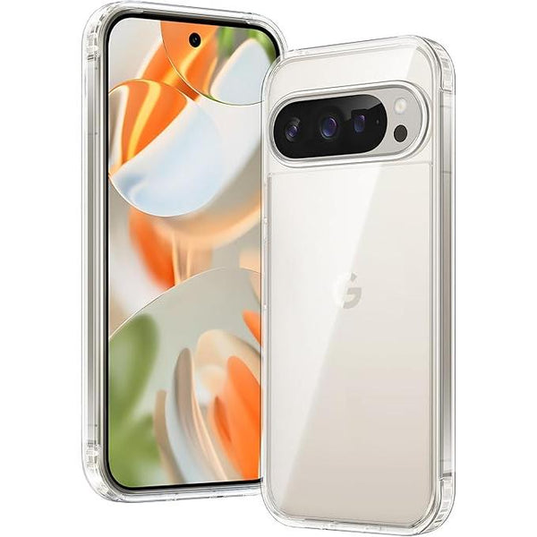 Entronix Case Compatible with Pixel 10 Pro XL - [Hard Back] Clear Cover