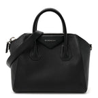 Sugar Goatskin Small Antigona Black