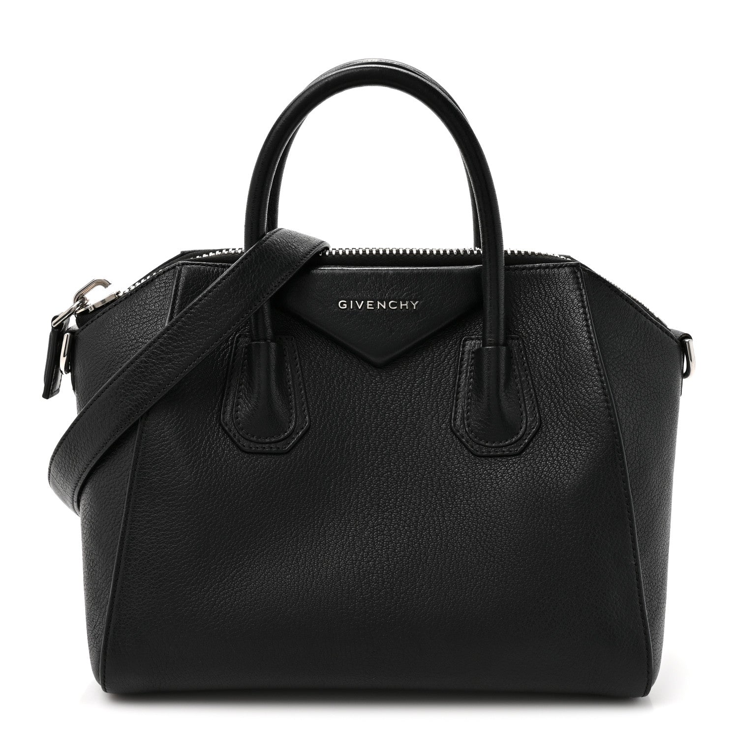 Sugar Goatskin Small Antigona Black