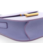 Calfskin Mini T Clasp Tara Crossbody Bag Hyacinth