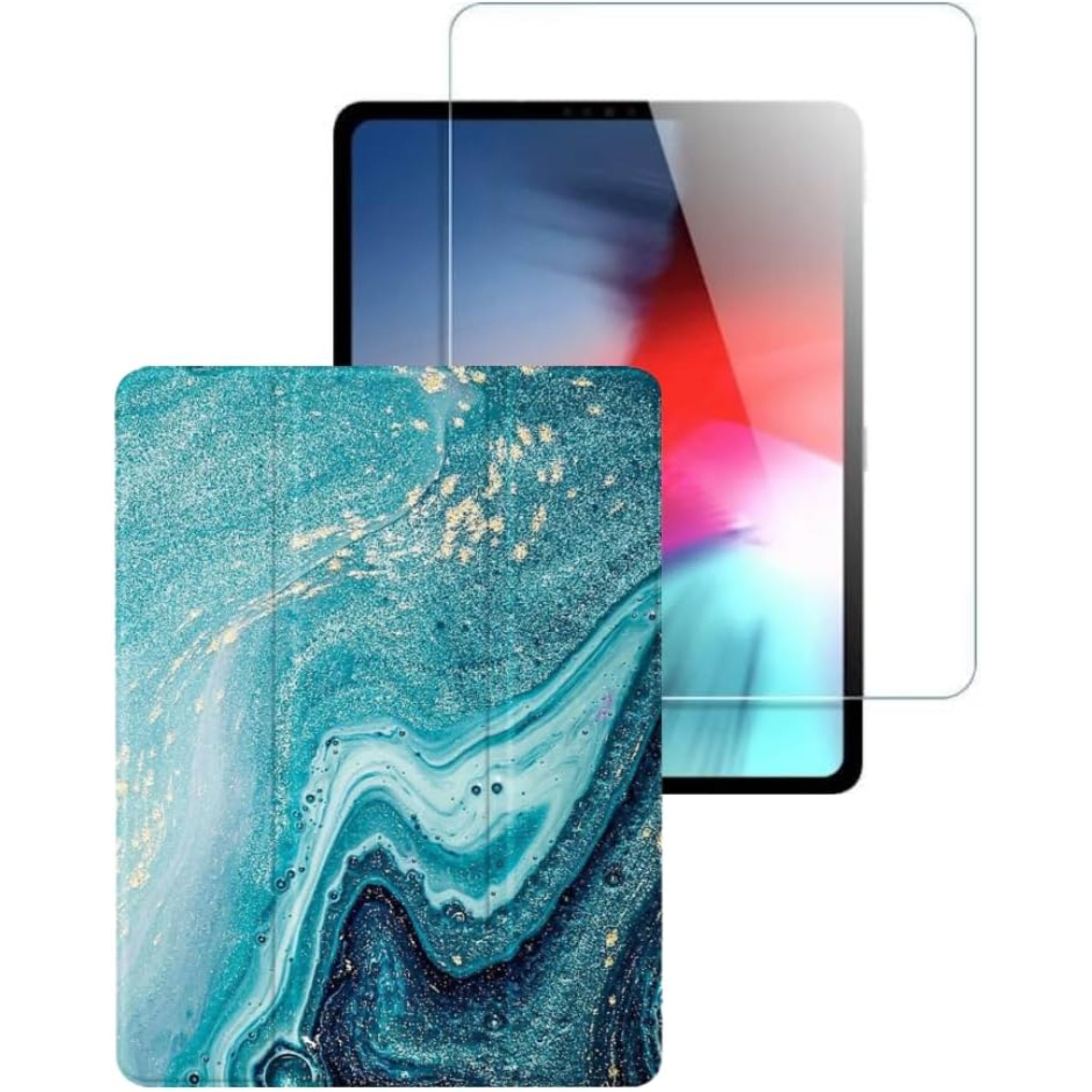 SAHARA - Inspire Series Folio Case with Glass Screen - iPad Pro 12.9" (4th, 5th, and 6th Generation)