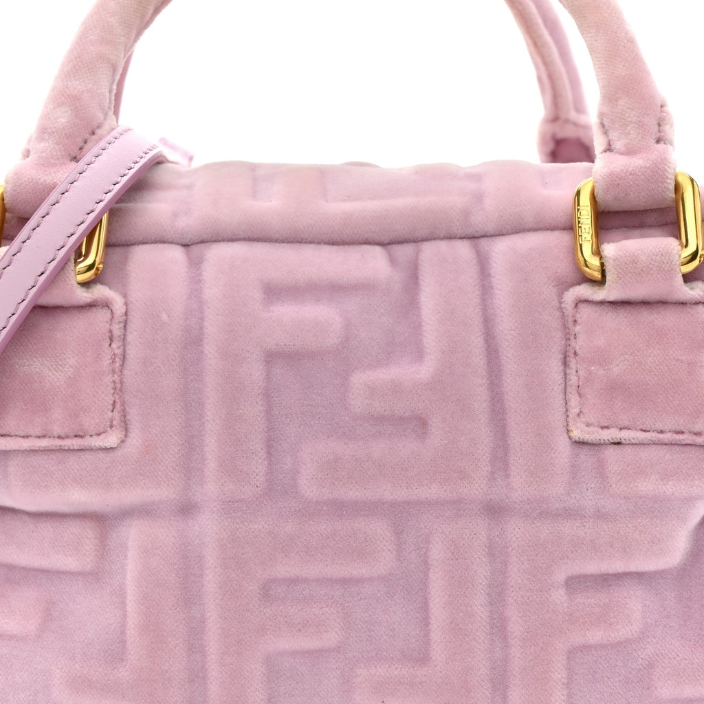 Velvet FF Embossed Mini Boston Box Rose Confetto