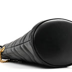 Calfskin Matelasse Mini GG Marmont 2.0 Bucket Bag Black