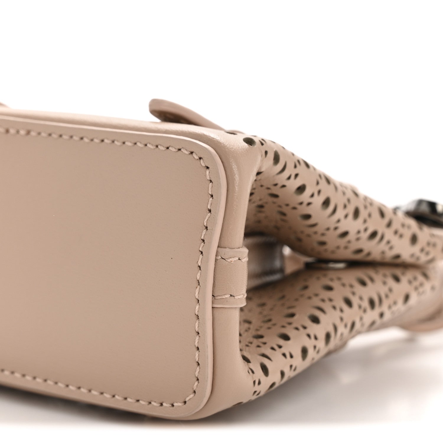 Calfskin Vienne Wave Mini Mina Bag Sable