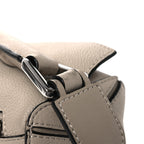 Grained Calfskin Small Puzzle Bag Sand