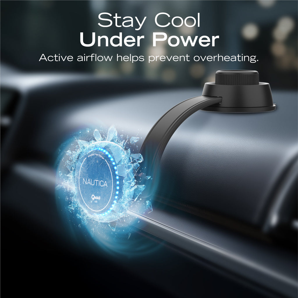 Nautica Turan QMAG Air - Wireless Magnetic Car Charger 15W