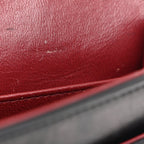 Lambskin Quilted Small Double Flap Black
