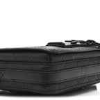 Taurillon Monogram Steamer Messenger Black