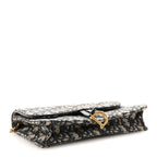 Oblique Saddle Chain Pouch Blue
