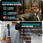 Movo WMX-2-C-DUO USB-C Dual Wireless Mics w Handle