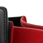 Canvas Smooth Calfskin Micro Tri-Color Luggage Carmin