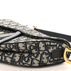 Oblique Saddle Bag Blue