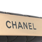 Lambskin Quilted Trendy CC Wallet On Chain WOC Dark Brown