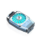 Mobile Phone Cooler Rechargeable Cooling Fan Cell Phone Radiator For Playing Games Watching Videos With LED Light without Battery