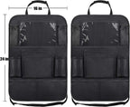 Updated Car Front Seat Organizer | US Quality, Multi-Compartment Storage for Tablets, Laptops, Water Bottles, Fashion Glasses - Fit for All Vehicles,