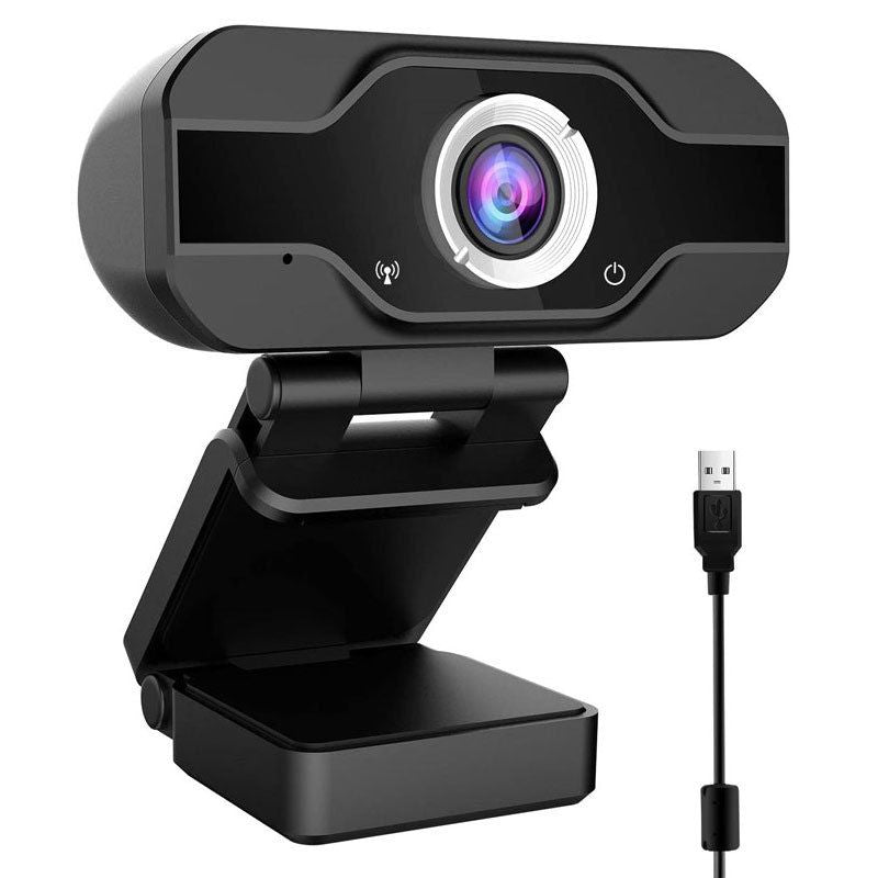 HD Webcam Online Video Live Online Course USB Drive free Computer Camera 1080P - Surface Shell with Dot