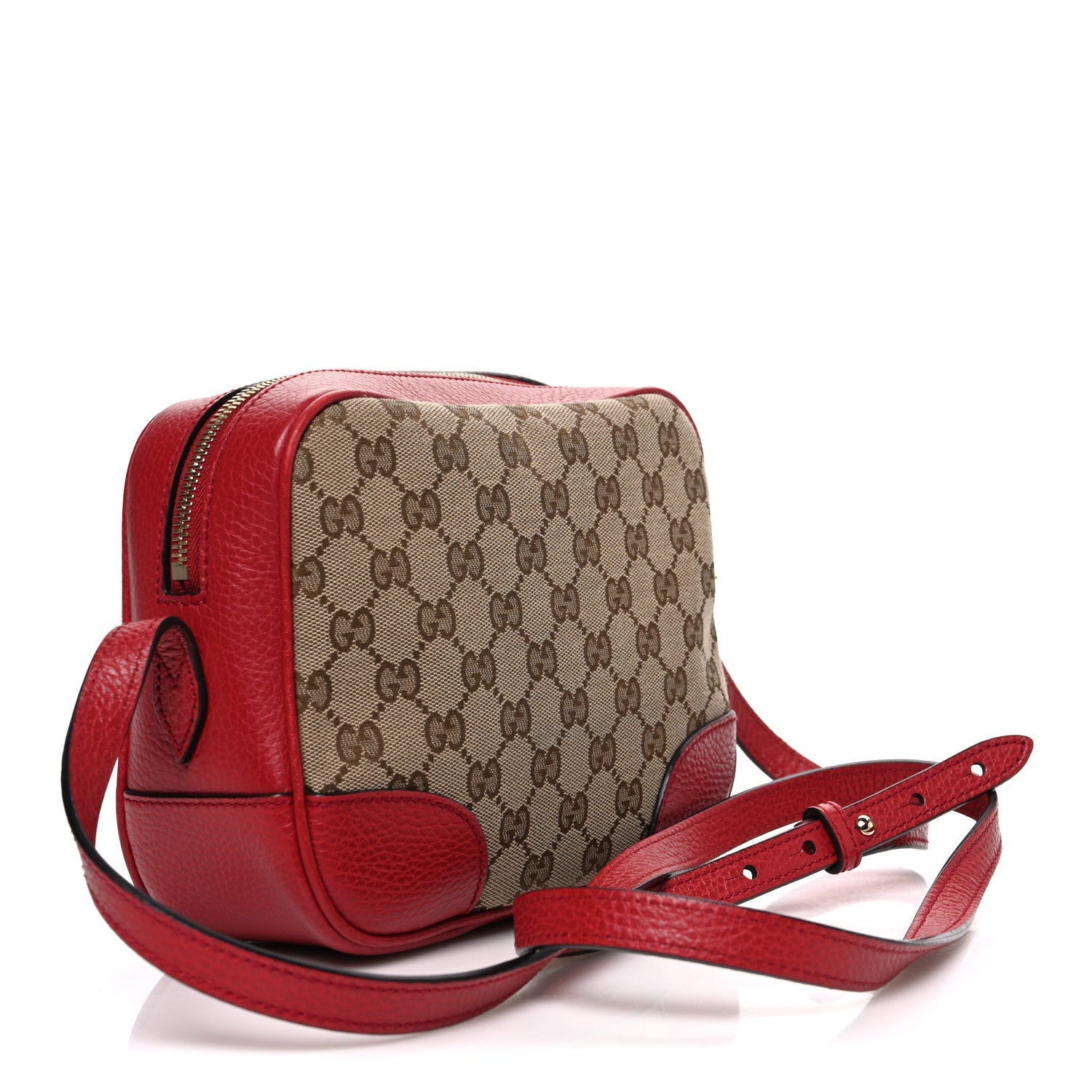 Monogram Mini Bree Messenger Bag Red