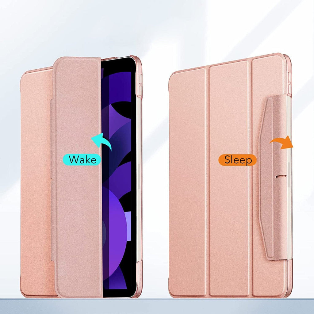 SAHARA - Venture Series Folio Case for Apple iPad Air 11'' M3/M2 and iPad Air 10.9'' (4th and 5th Gen) - Rose Gold