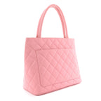 Caviar Medallion CC Tote Light Pink