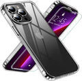 Entronix Bundle Compatible with iPhone 13 Pro - [Hard] Clear Case & 1 Clear Screen Protector
