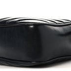 Calfskin Matelasse Monogram Lou Camera Bag Black
