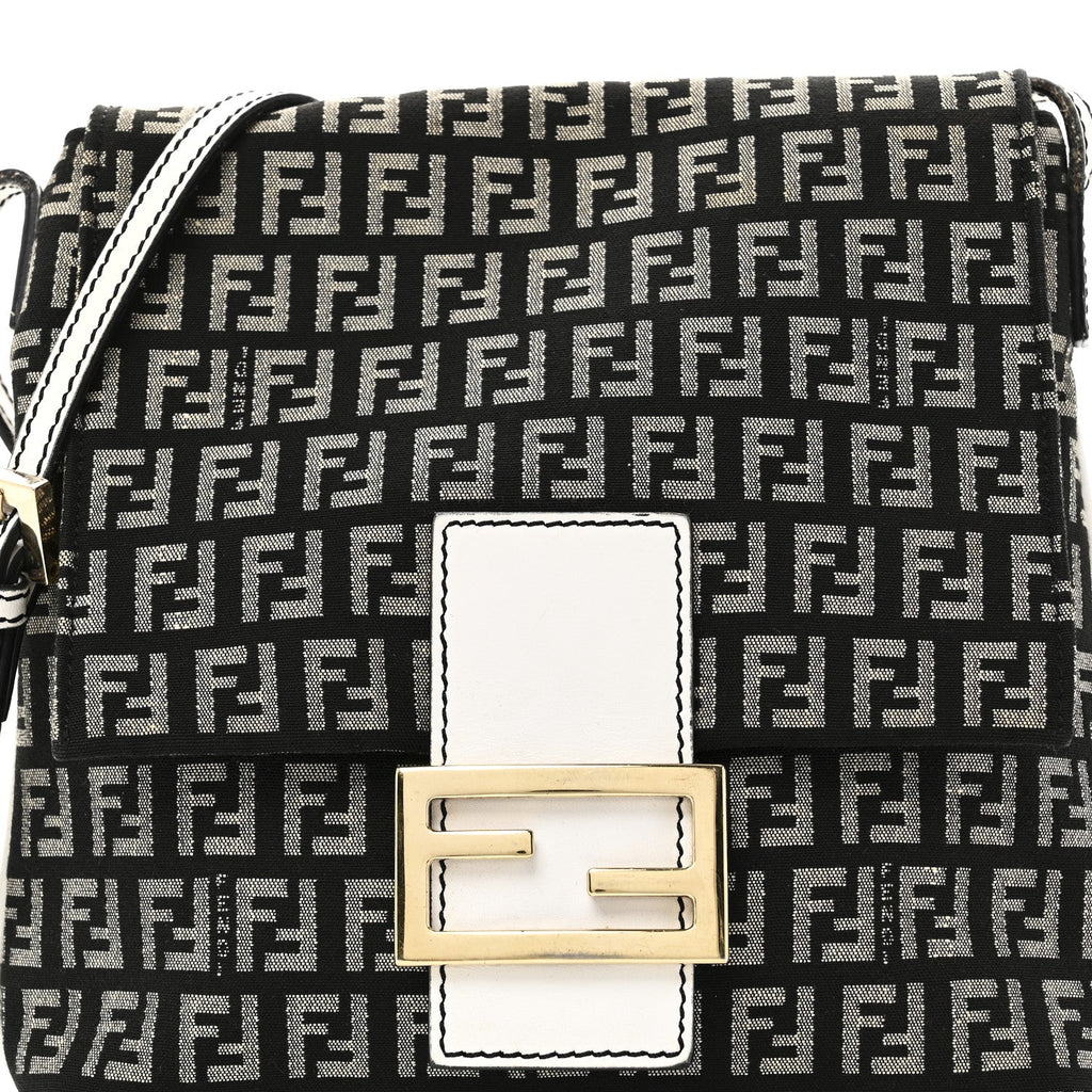 Zucchino Tube Messenger Bag Black White
