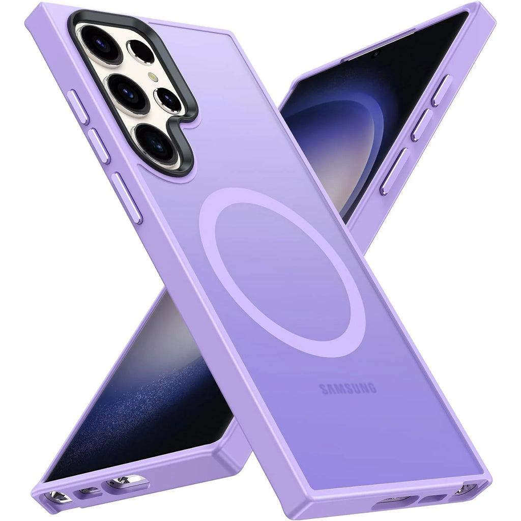 Entronix [Magnetic] Case Compatible with Galaxy S25 Ultra - Translucent Frosted Matte