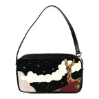 Satin Mini Monogram Conte De Fees Pochette Black
