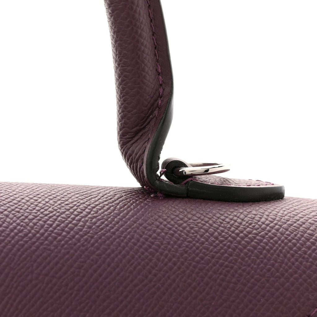 Carat Calfskin Gabrielle PM Eggplant