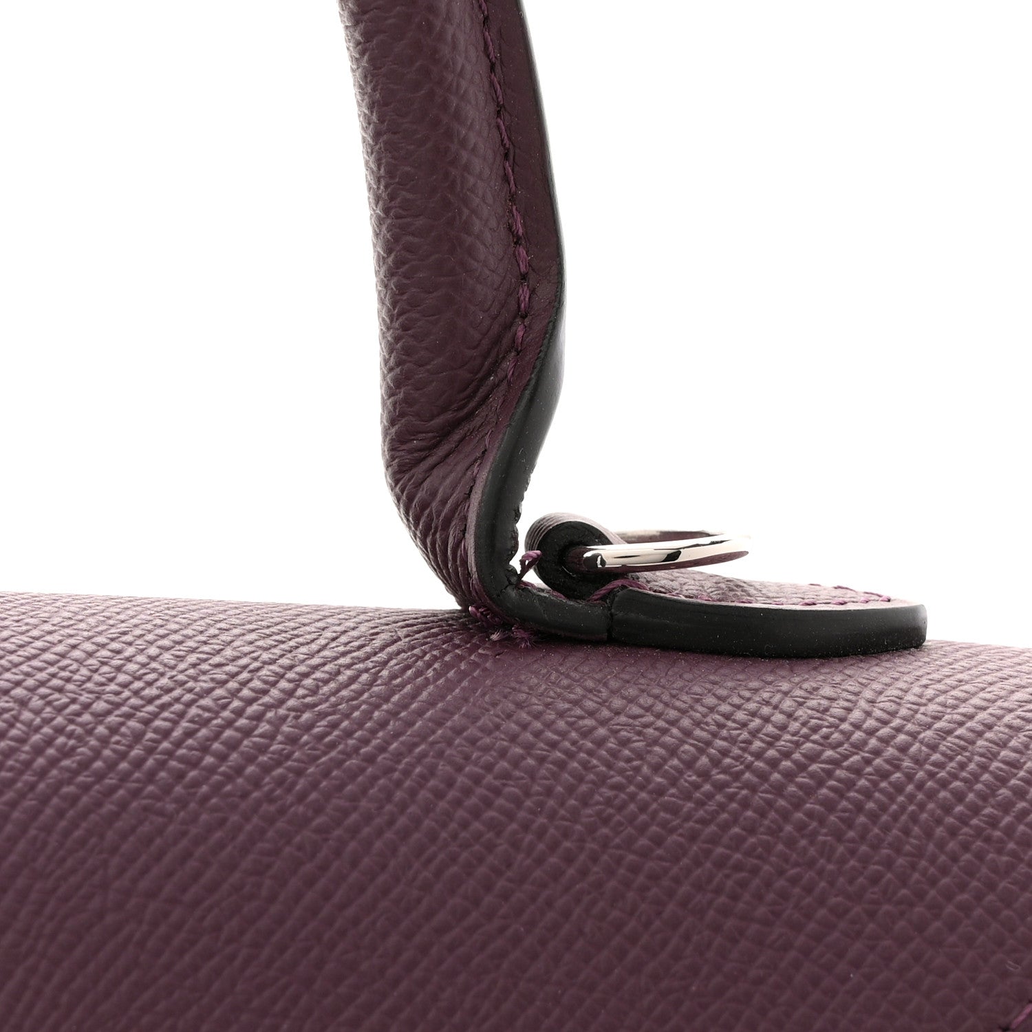 Carat Calfskin Gabrielle PM Eggplant