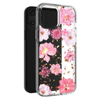 Pressed Dried Flower Design Phone Case For Iphone 14 Pro In Pink