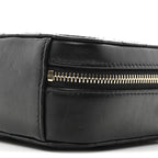Lambskin Quilted CC Pearl Crush Camera Case Black