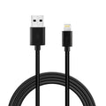 Reiko 3.3Ft Pvc Material 8 Pin Usb 2.0 Data Cable In Black And Simple Packaging
