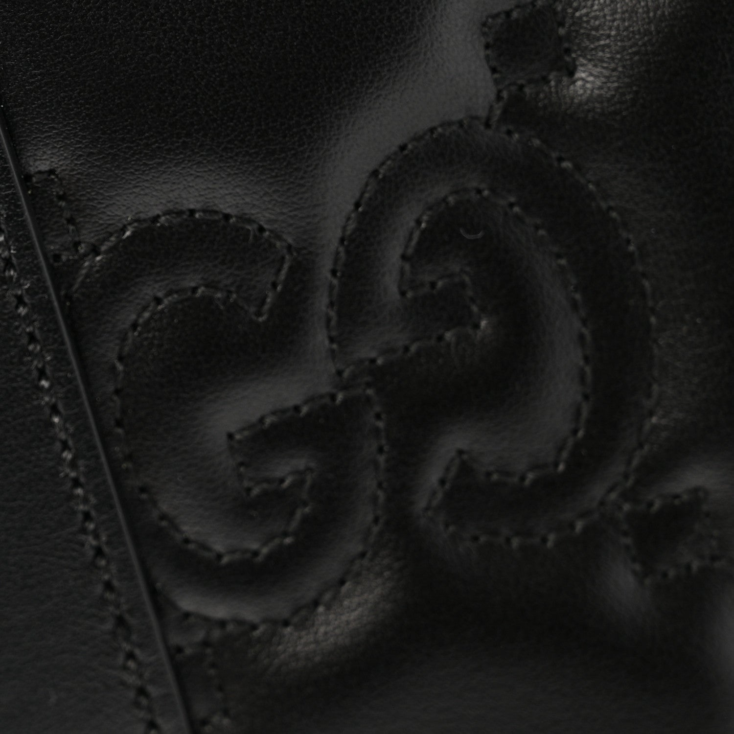 Calfskin GG Matelasse Tote Bag Black