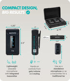 Movo WMX-2-L-DUO Dual Wireless Mic for Lightning