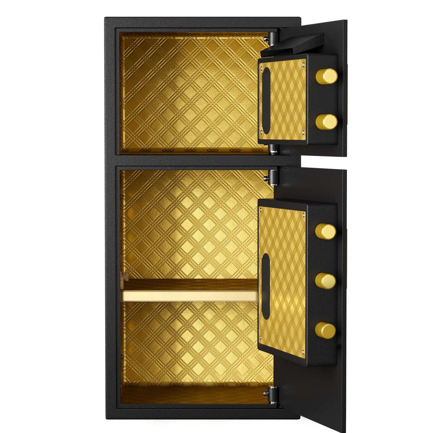 Streamdale Large Double-Door Digital Safe w/ Fireproof Bag