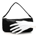 Tessuto Nylon Pochette Bag Black
