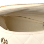 Caviar Quilted Small CC Day Backpack White