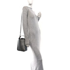 Metallic Calfskin XS Tool 2.0 North-South Tote Silver