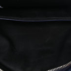 Calfskin Visetos Floral Leopard Klassik Small Stark Backpack Blue Black
