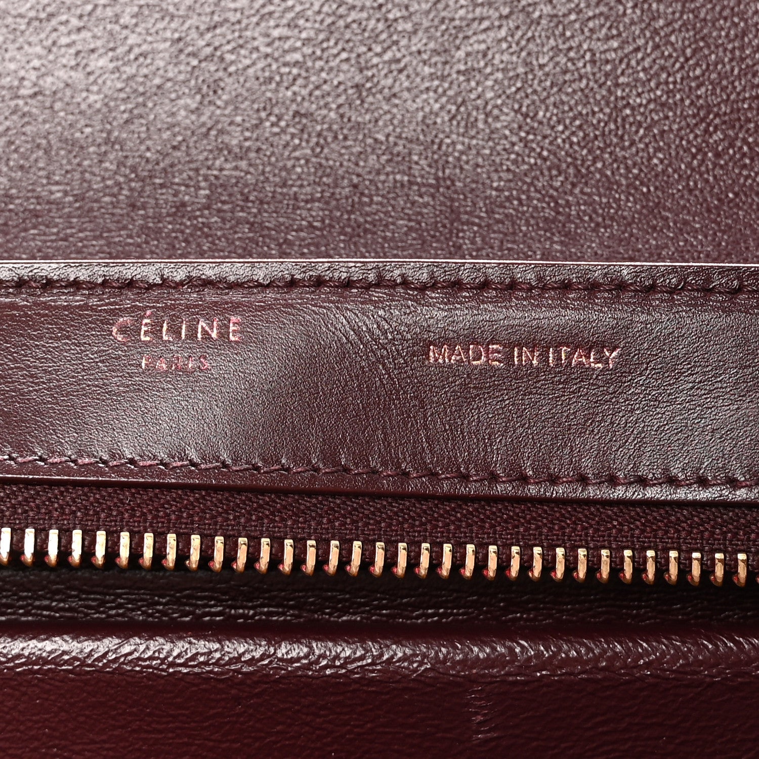 Satin Baby Grained Calfskin Small Tri-Color Trapeze Carmin
