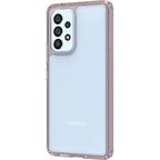 SAHARA - Hybrid-Flex Hard Shell Case for Samsung Galaxy A53 5G - Clear/Rose Gold